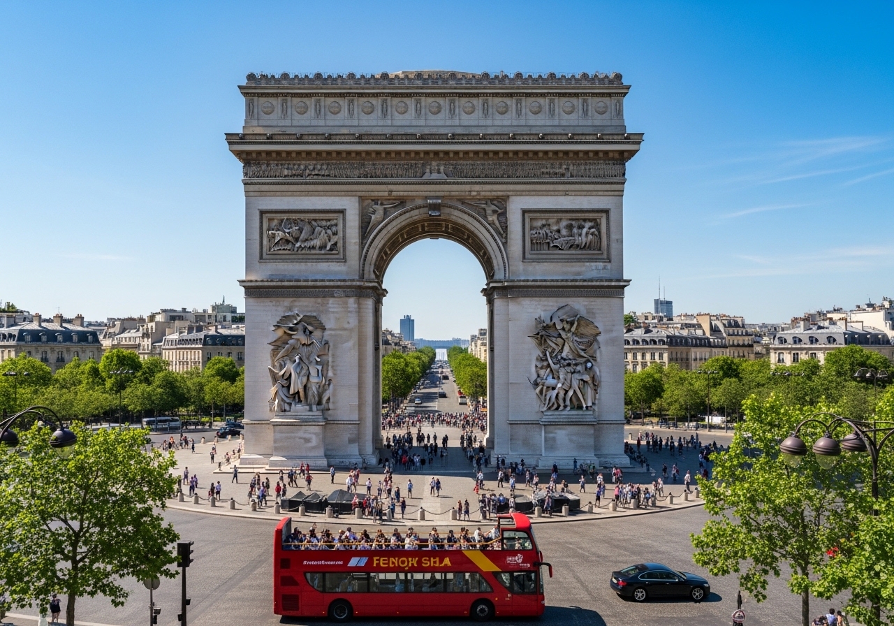 The Iconic Arc de Triomphe in Paris